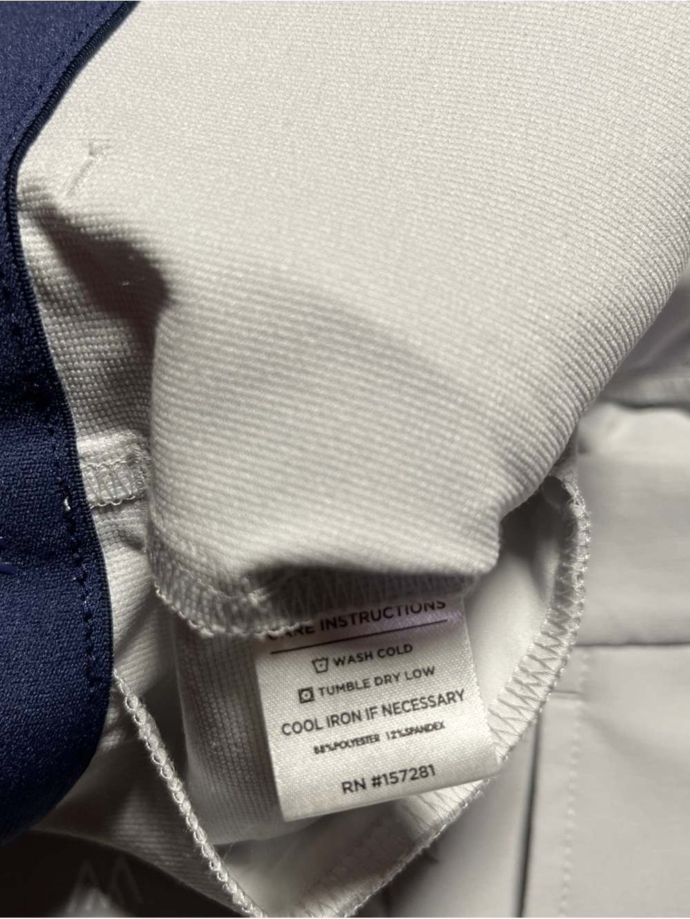 Mizzen+Main Helmsman Slim Shorts Men's 34x7 Light Grey Golf Stretch EUC - Picture 8 of 12